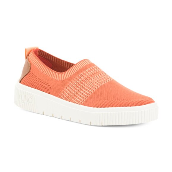NEW RYKA Vista Slip On Sneakers for women in orange 7253j2 - Picture 4 of 11